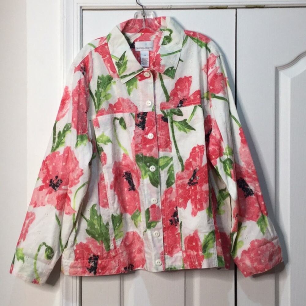 Drapers&Damons 2x floral jean jacket style worn 1